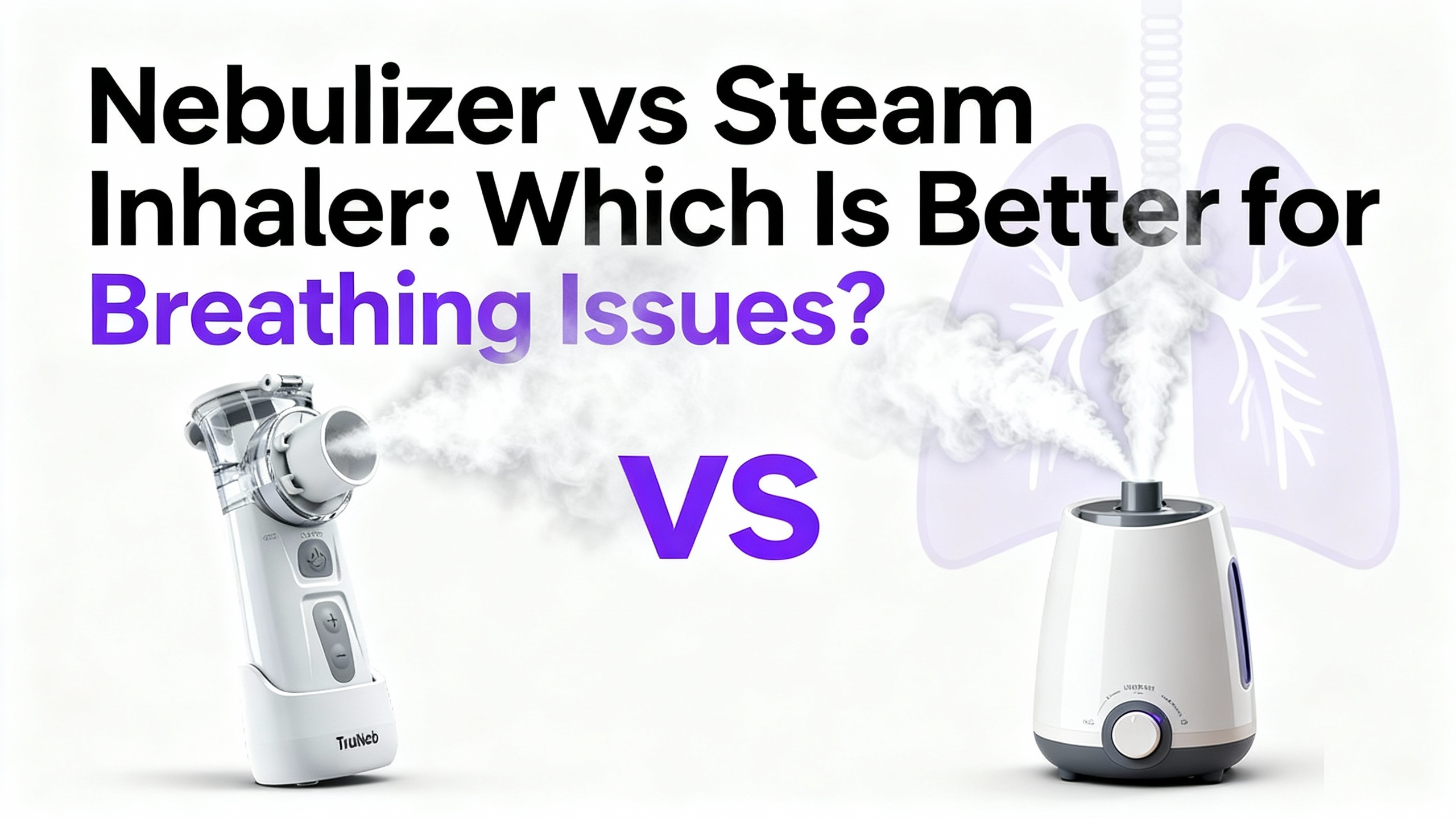 Nebulizer vs Steam Inhaler: Which Is Better for Breathing Issues?