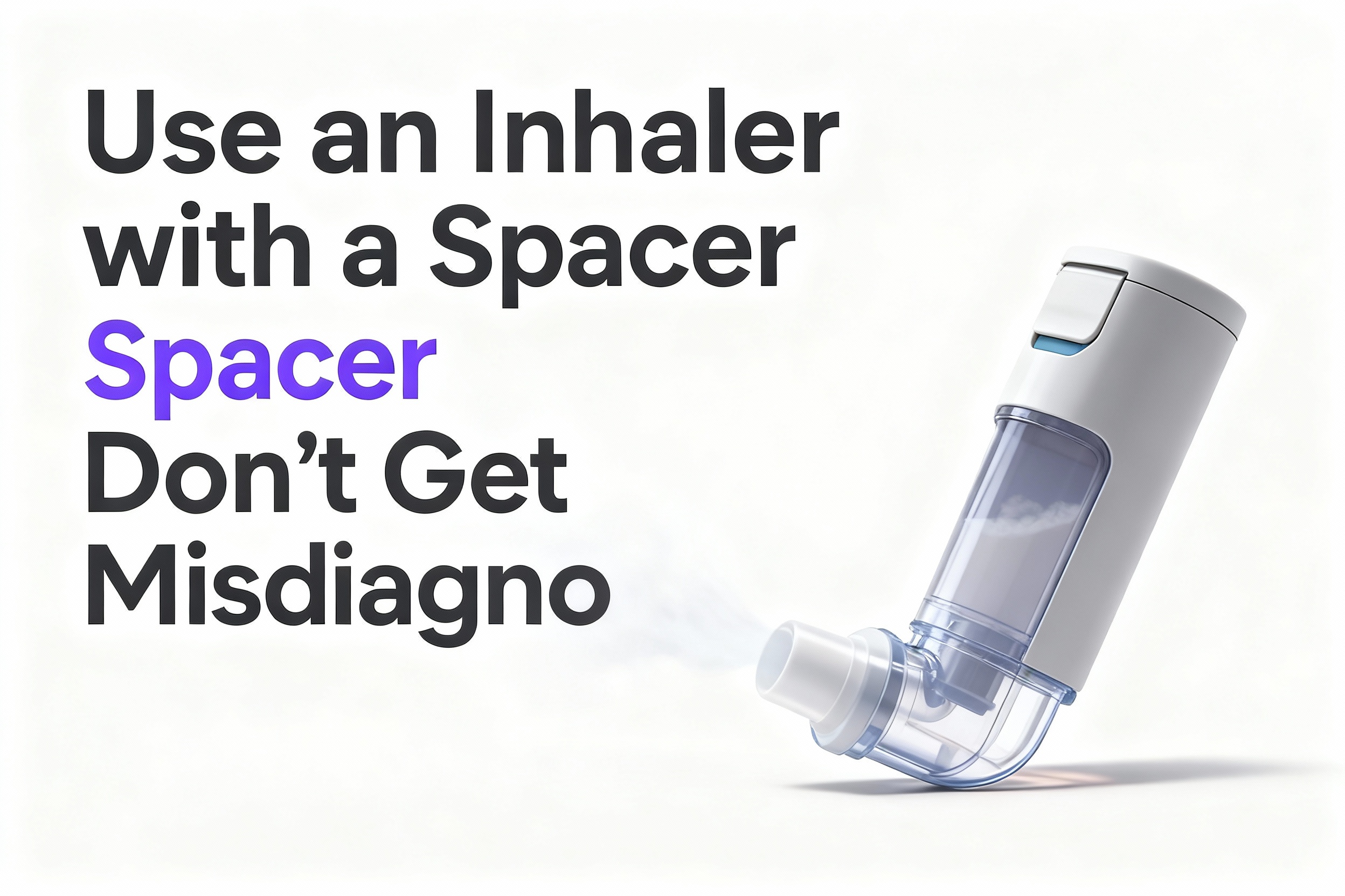 How to Use an Inhaler with a Spacer