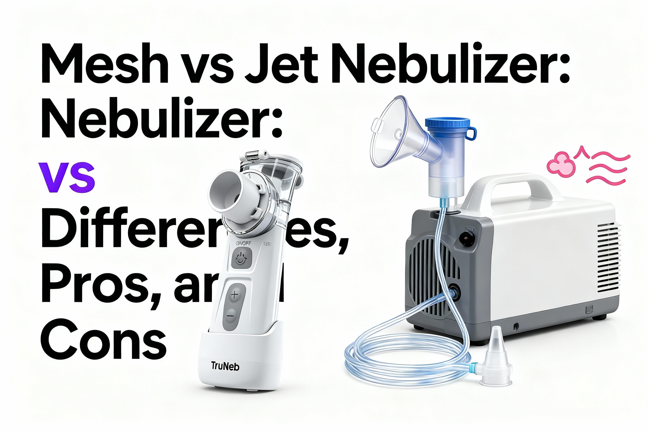 Mesh vs Jet Nebulizer: Differences, Pros, and Cons