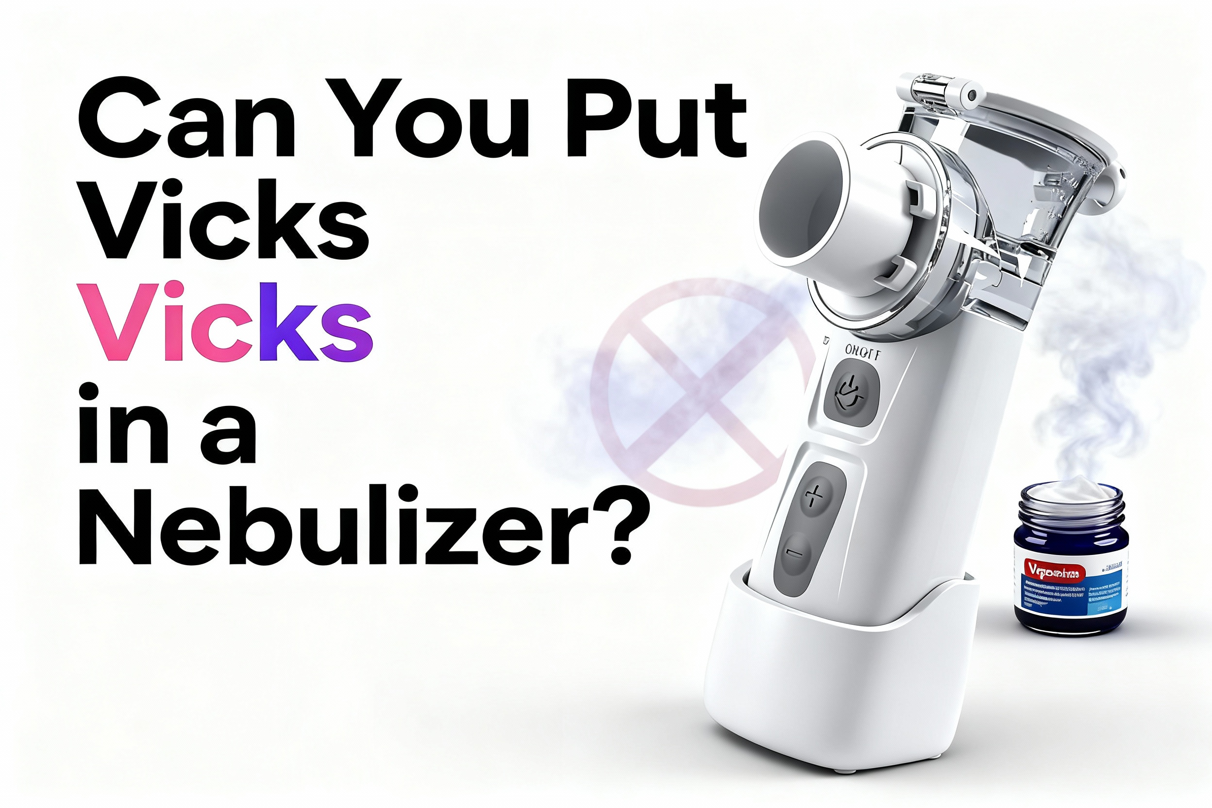 Can You Put Vicks in a Nebulizer?