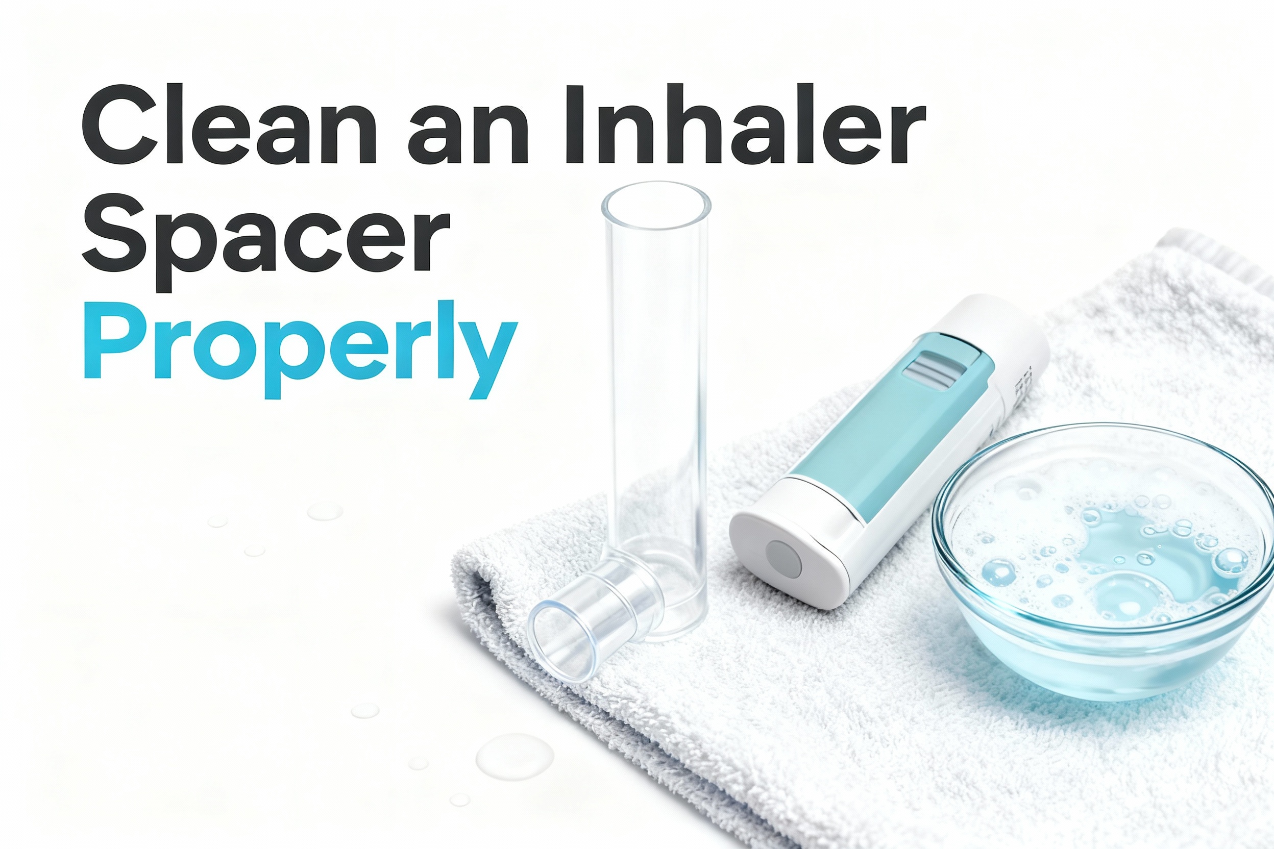 How to Clean an Inhaler Spacer (Properly)