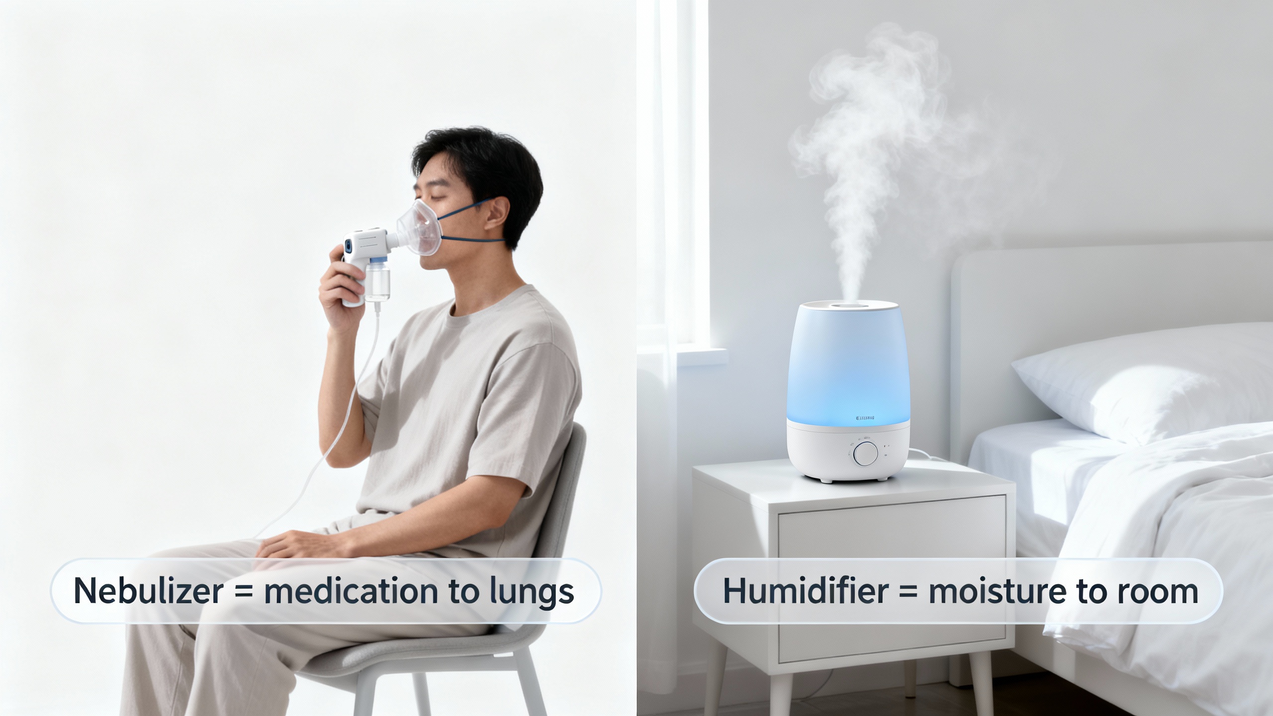 Nebulizer vs Humidifier: Understanding the Differences and Uses