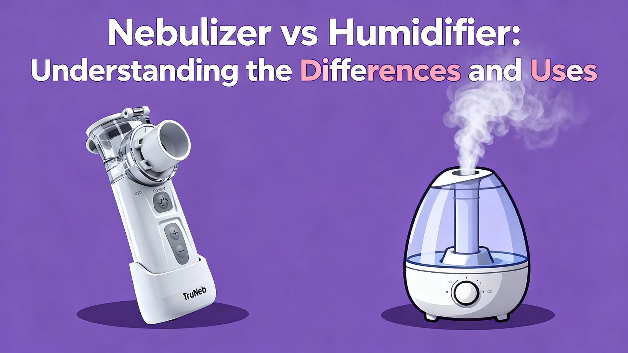 Nebulizer vs Humidifier: Understanding the Differences and Uses
